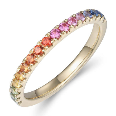 Small Single Row Round Diamonds Ring