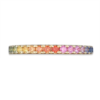 Small Single Row Round Diamonds Ring