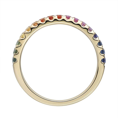 Small Single Row Round Diamonds Ring