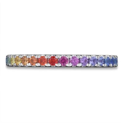 Small Single Row Round Diamonds Ring