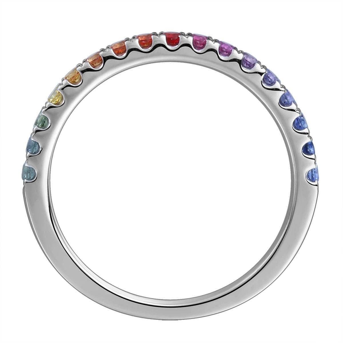 Small Single Row Round Diamonds Ring
