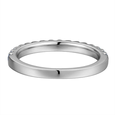 Small Single Row Round Diamonds Ring