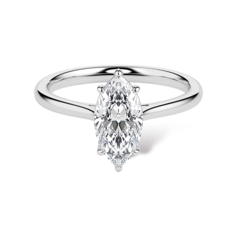 SOLITAIRE MARQUISE DIAMOND RING LG