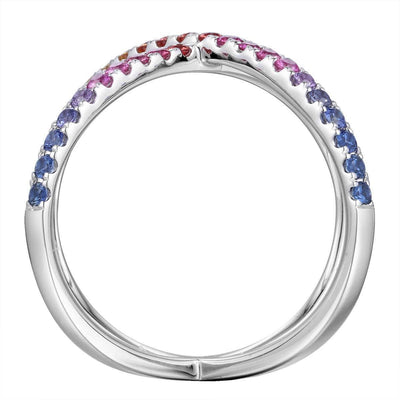 Stellar Cross Rainbow Ring