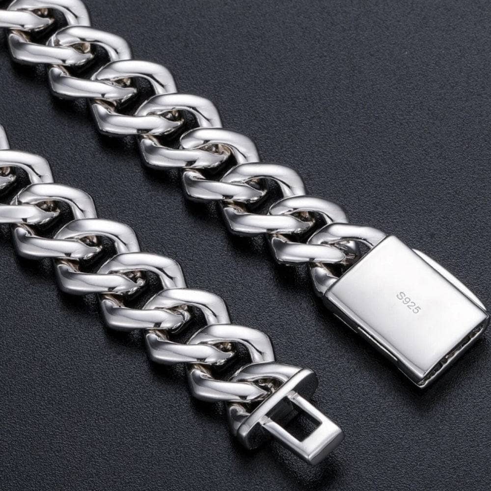 Straight Edge Cuban Link Chain