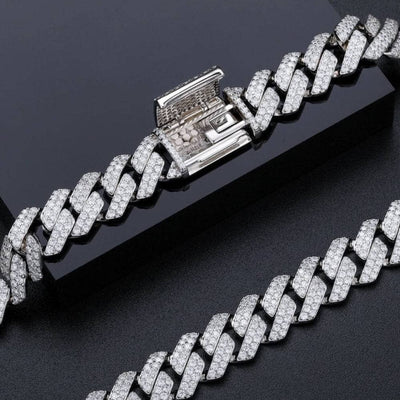 Straight Edge Cuban Link Chain