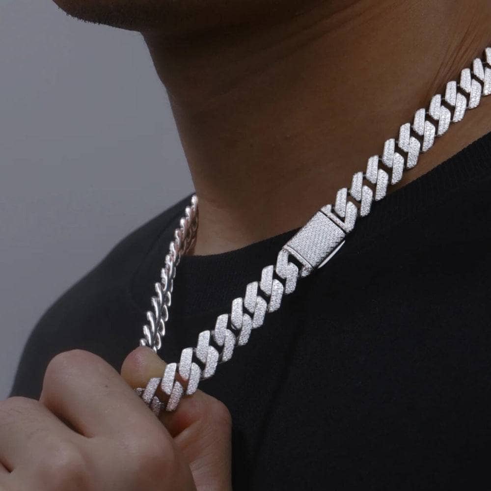 Straight Edge Cuban Link Chain