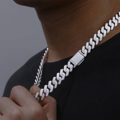 Straight Edge Cuban Link Chain