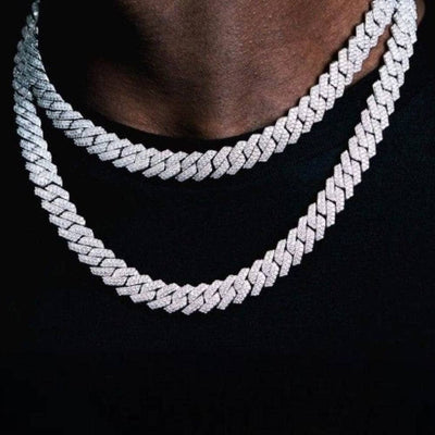 Straight Edge Cuban Link Chain
