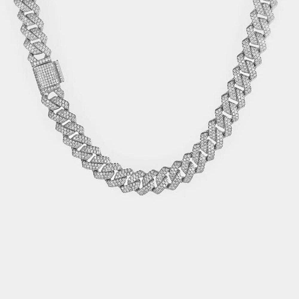 Straight Edge Cuban Link Chain