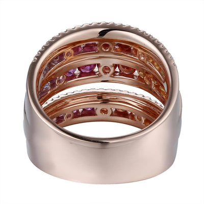Three-in-One Rainbow Ring