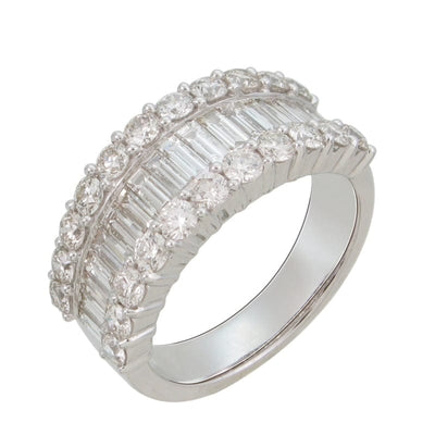 ETERNITY RING WITH BAGUETTE AND ROUND DIAMONDS (S/M/B)