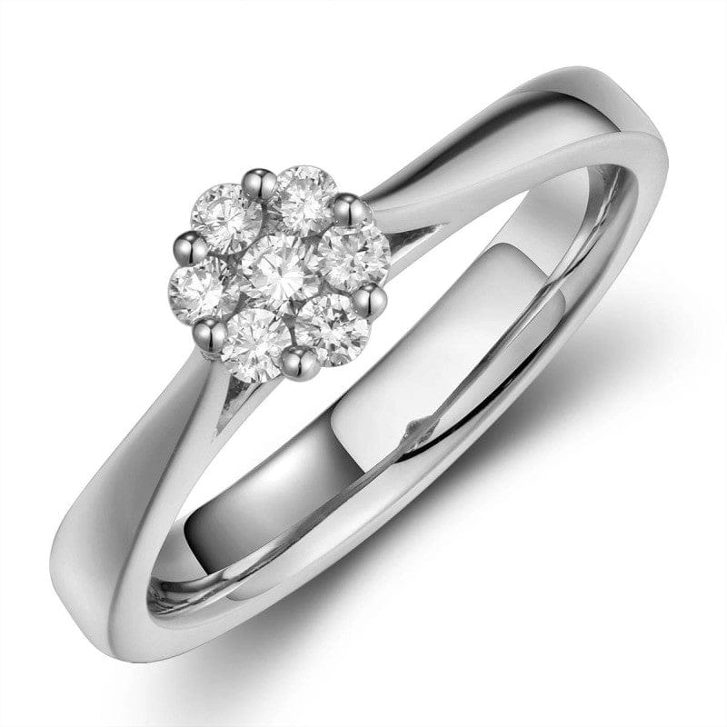 FLOWER SOLITAIRE RING