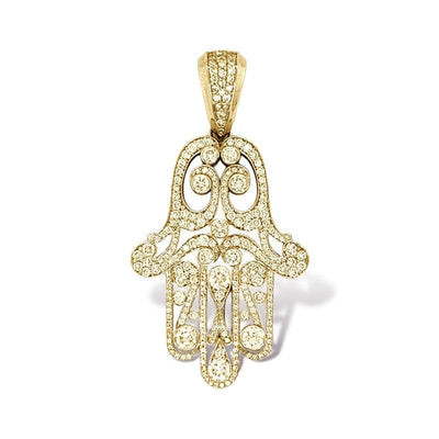 HAMSA DECORATED WITH THICK HOOK 5,5 CM